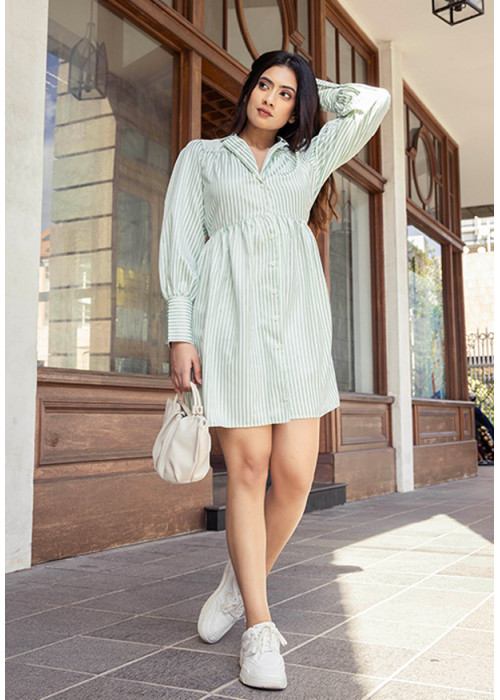 QUESEY LONG SLEEVE DRESS